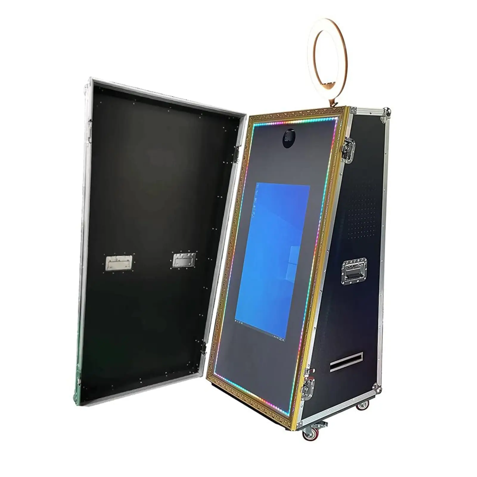 mirror photo booth with camera slim luxury mirror booth accessories portable mirror photo booth flash large