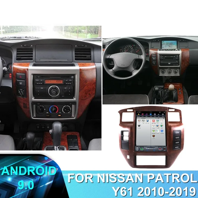Android 9 0 автомобильный DVD радио плеер GPS навигация для NISSAN PATROL 5 Y61 2005-2008 беспроводной carplay DSP