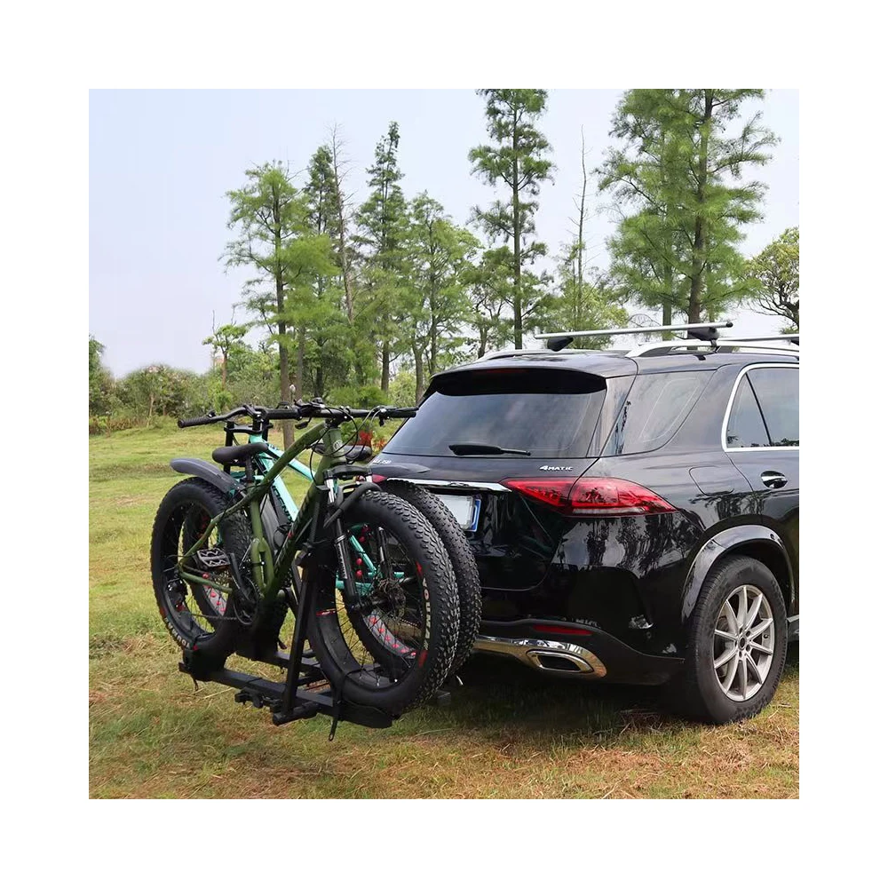 Folding Platform Bikes  Style Bike Rack Hitch Mounted Bicycle Car Rack Carrier for SUV