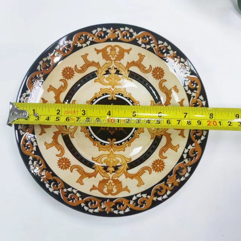 Wholesale Cheap colored glaze high quality porcelain dinner plate Rice bowls round ceramic dinnerware sets for restaurant