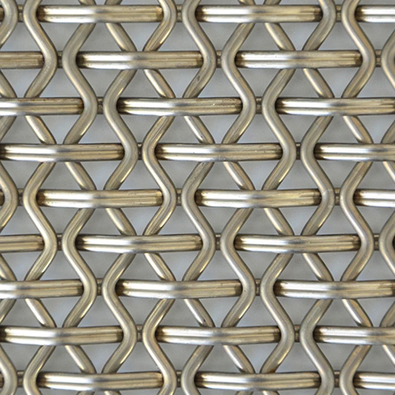 Metal Mesh Aluminum stainless steel metal decorative wire mesh for curtain