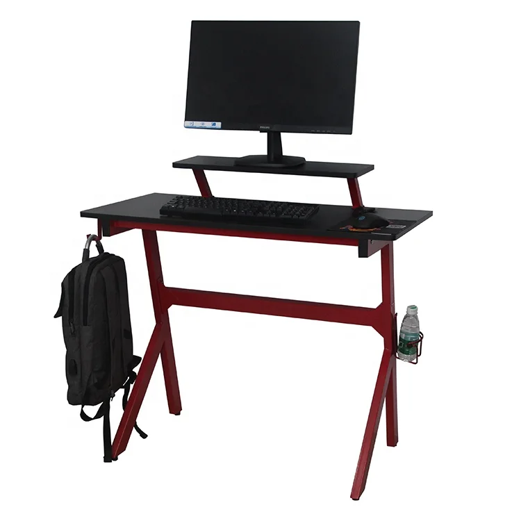 
2019 new best selling home gaming desk and game desk with red color 