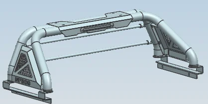 Iron Steel Black Car Accessories China Manufacturer Roll Bar for Toyota Hilux Revo