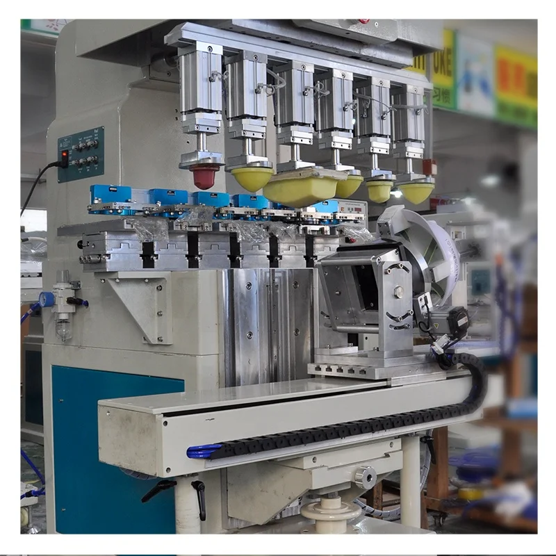 F-P300DRS6 Automatic Servo Motor Pad printer for safety helmet