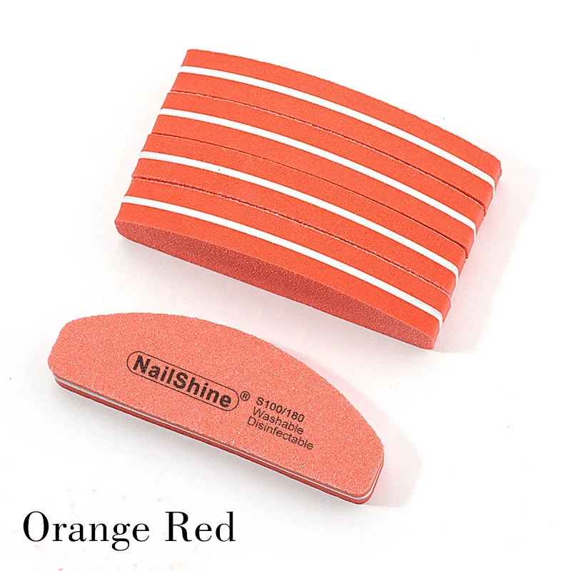 [9x3 см] точечный товар, маленький заказ, оптовая продажа, маленькая губка, буфер для ногтей, высокоэластичная пилка для ногтей, полумесяц