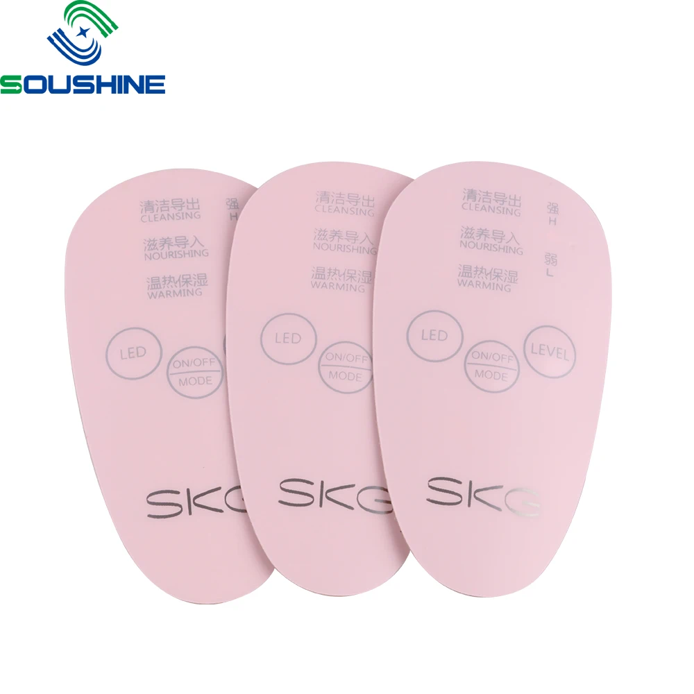 Decor plastic products injection in films IMD/IML control panel in mold decoration for Beauty Instrument