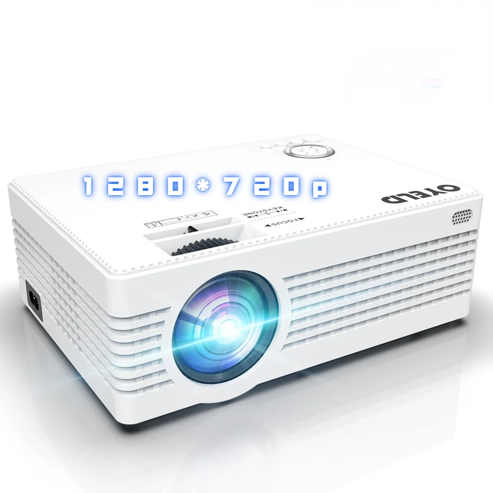 5000 lumens support 1080p Basic beamer USB Video HD LED Home Theater 4k Mini Portable Projector