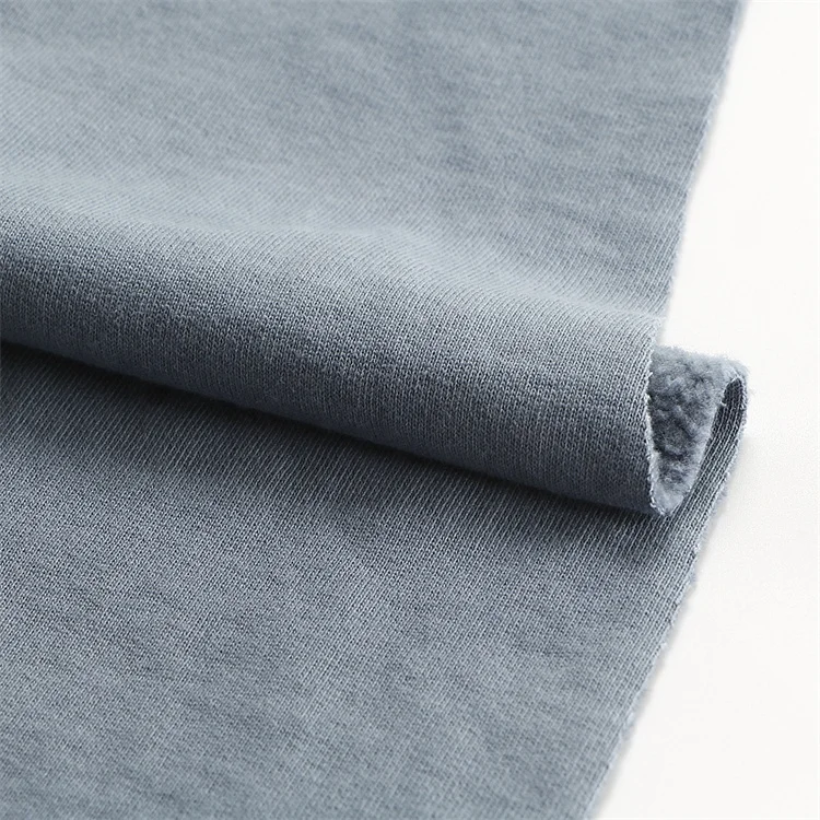 CC1051 уличная стильная плотная Высококачественная 100% хлопковая флисовая ткань французская махровая ткань для свитера с капюшоном