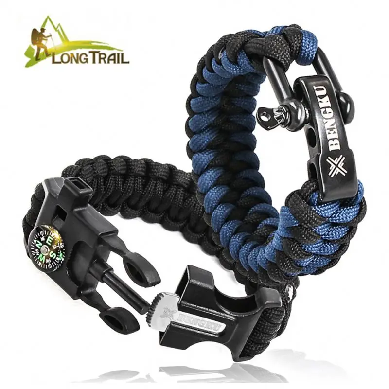 Where To Buy 550LBS SOS Survival 550 Paracord Bracelet Accessories