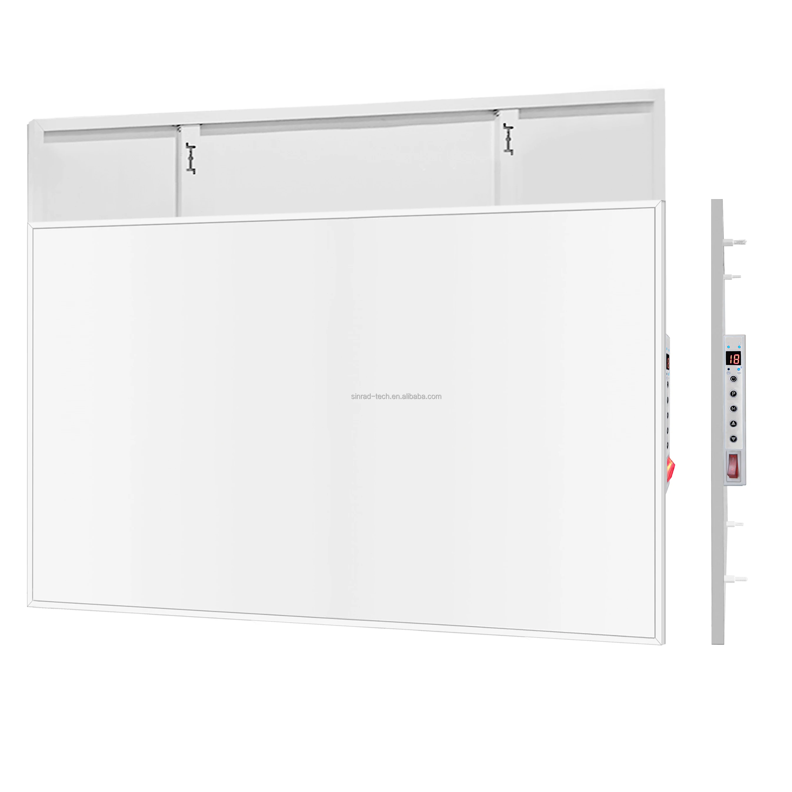 WiFi or WiFi+remote Double Over-heating protection 220-240 V 600 W Wall Mounted Carbon Crystal Infrared Panel Heaters