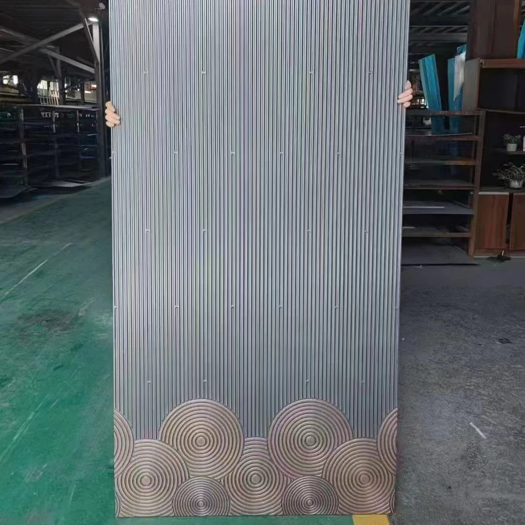 aluminium  Carved Embossed galvanized steel sheet luxury  panel/stamped steel door skin