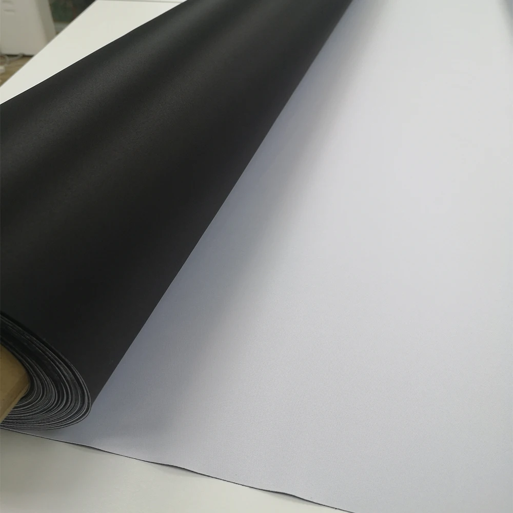 Black Back Backdrops Fabric NFPA701standard Black Backed Dye Sublimation Fabric for Exhibitions Display Frames