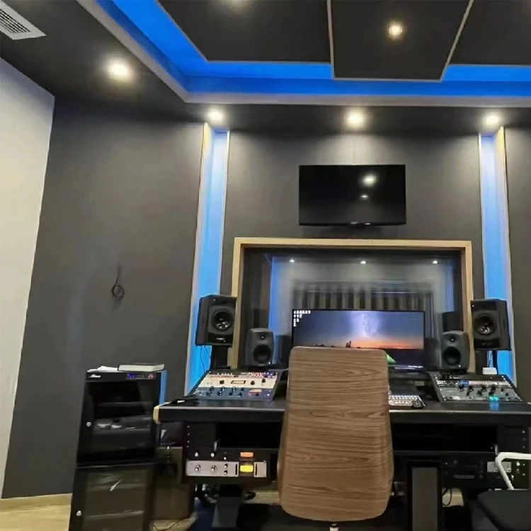 acoustic polyester panels to make a beautiful sound absorb wall