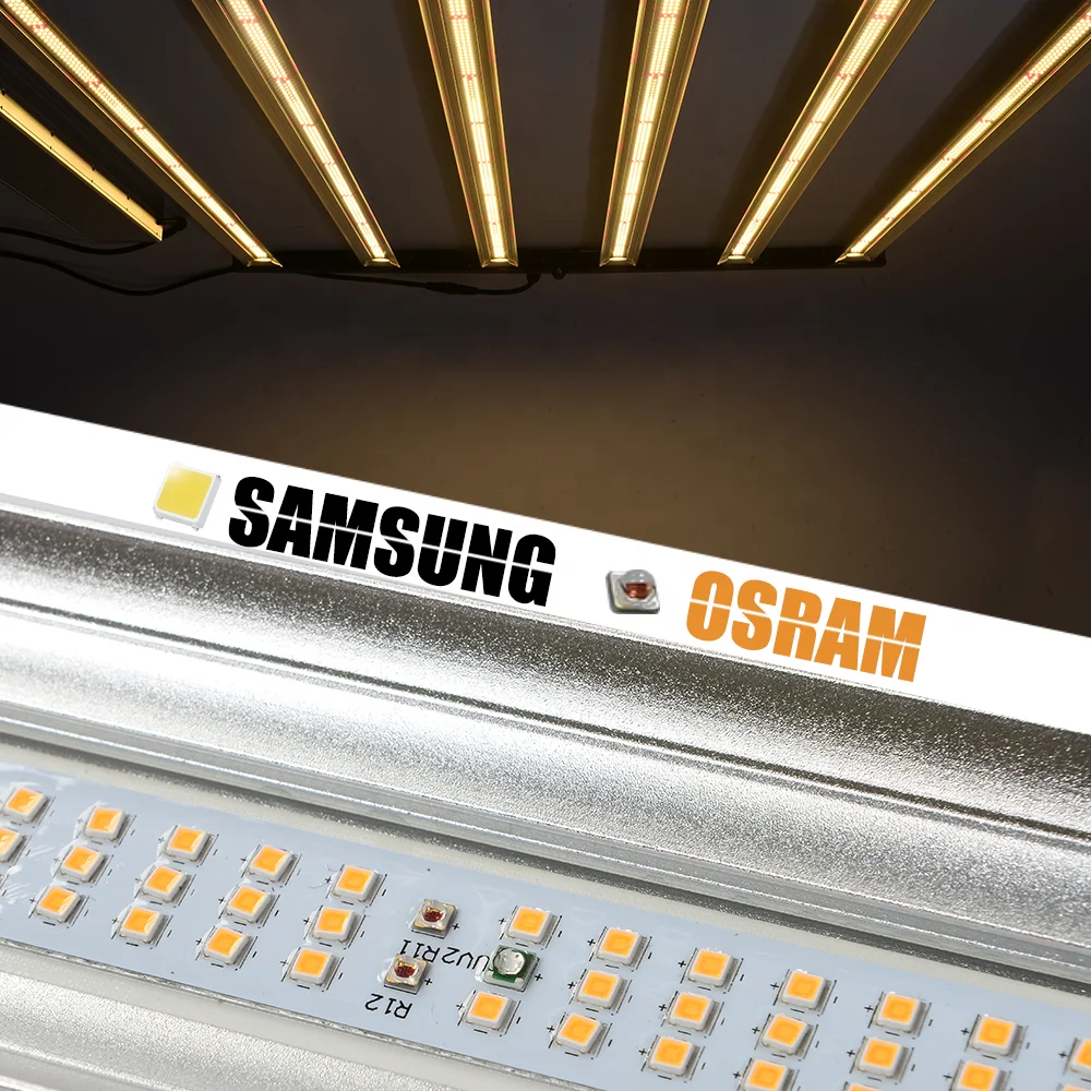 High PPFD 600W plant light led grow lights 1000W bloom booster led grow lights strips for hydroponics