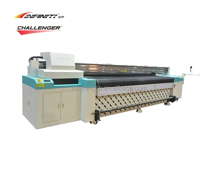 INFINITI FY-UV3500W 3.4M Industrial printer price soft PVC film wall paper leather digital large size UV hybrid digital Printer