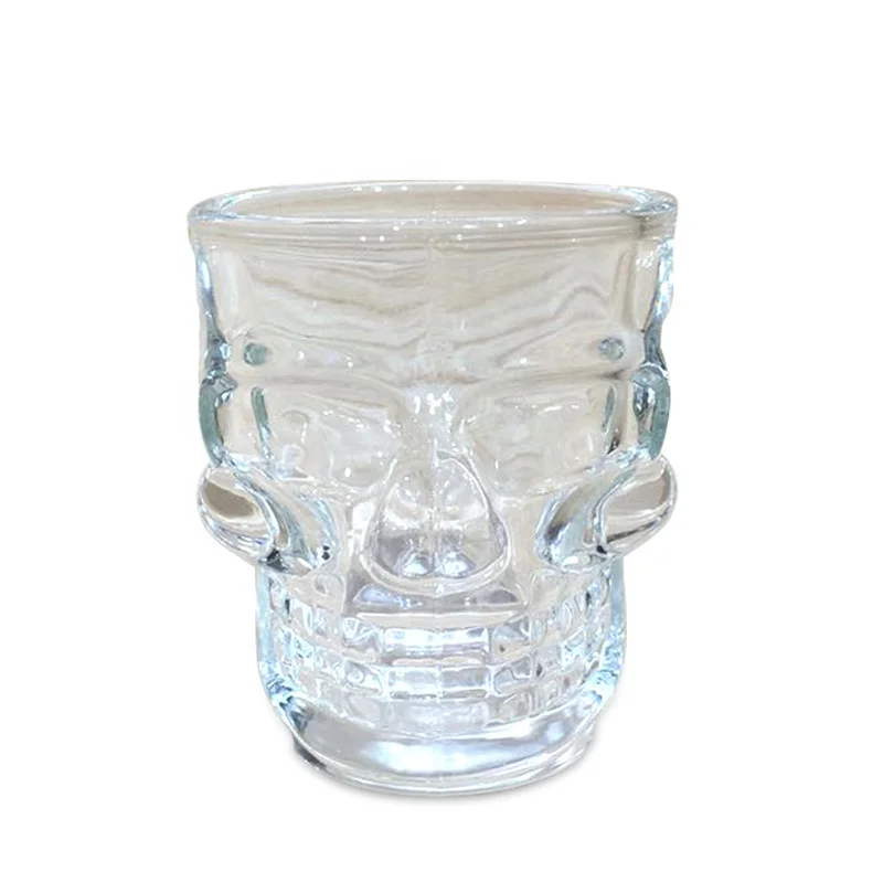 Wholesale 50ml Mini Skull Shape Shot glasses.jpg