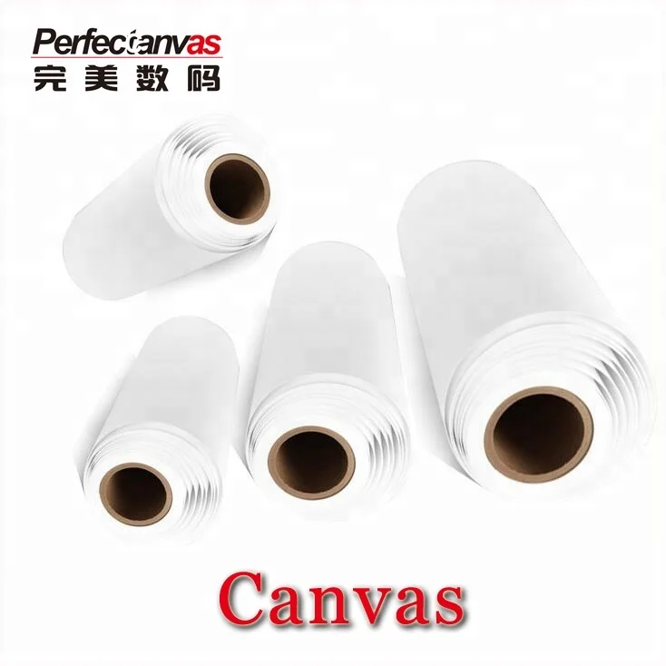 Photographic Inkjet Water Base Blank Poly Cotton Art Canvas For Pigment Ink