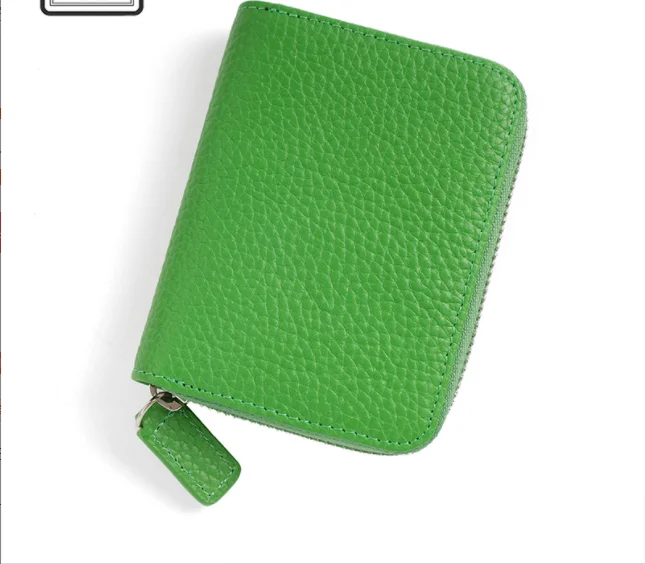Japanese style coin purse leather 2022 anti-theft brush zipper wallet men and women coin wallet