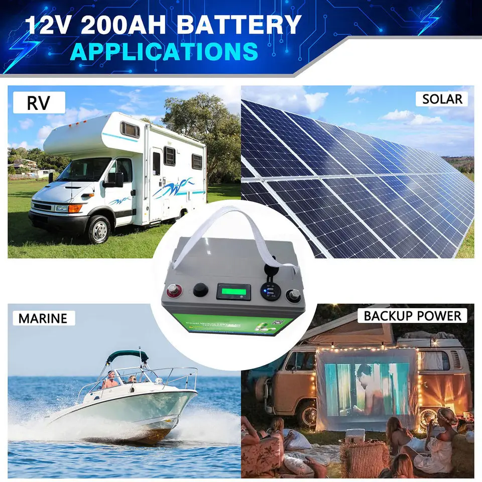 12V 24V 36V 48V 72V 96V 256V литий-ионный Аккумулятор Lifepo4 для солнечной яхты Ebike EV