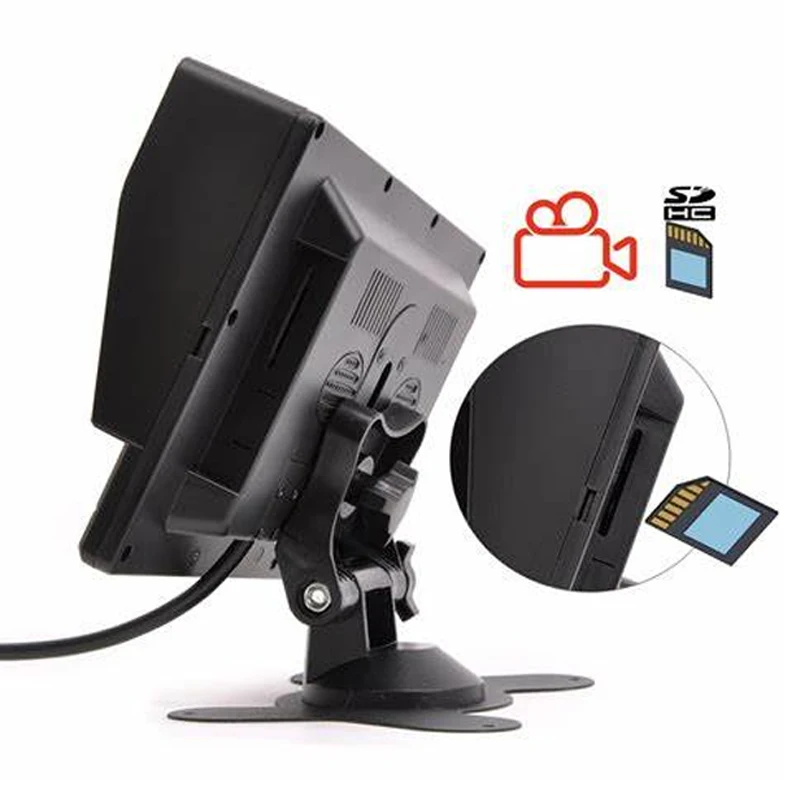 7 inch car 4 channel tv monitor with usb 1080p car monitor headrest car dvd