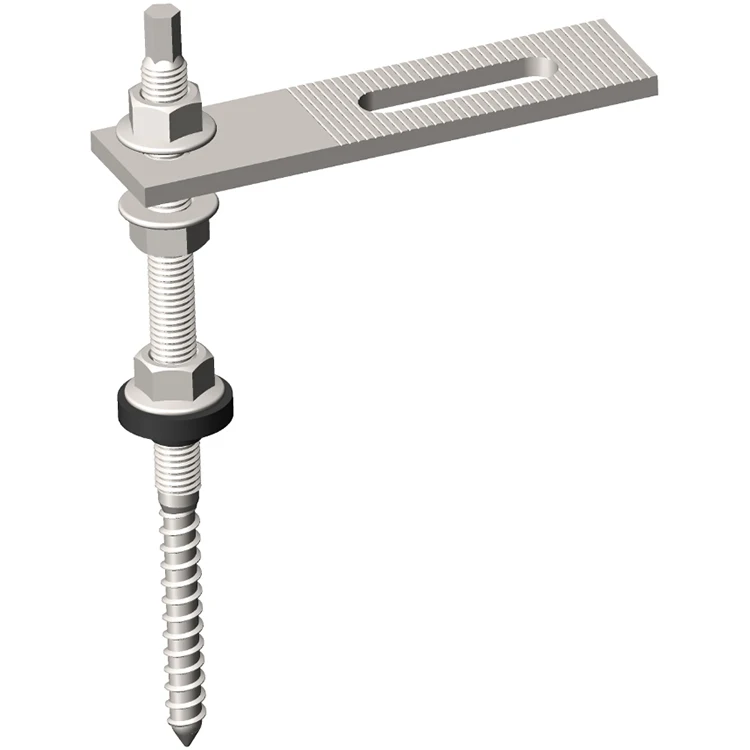 Cheap Installation Structure aluminum Mounting Bracket Rack Tile solar roof side hooks