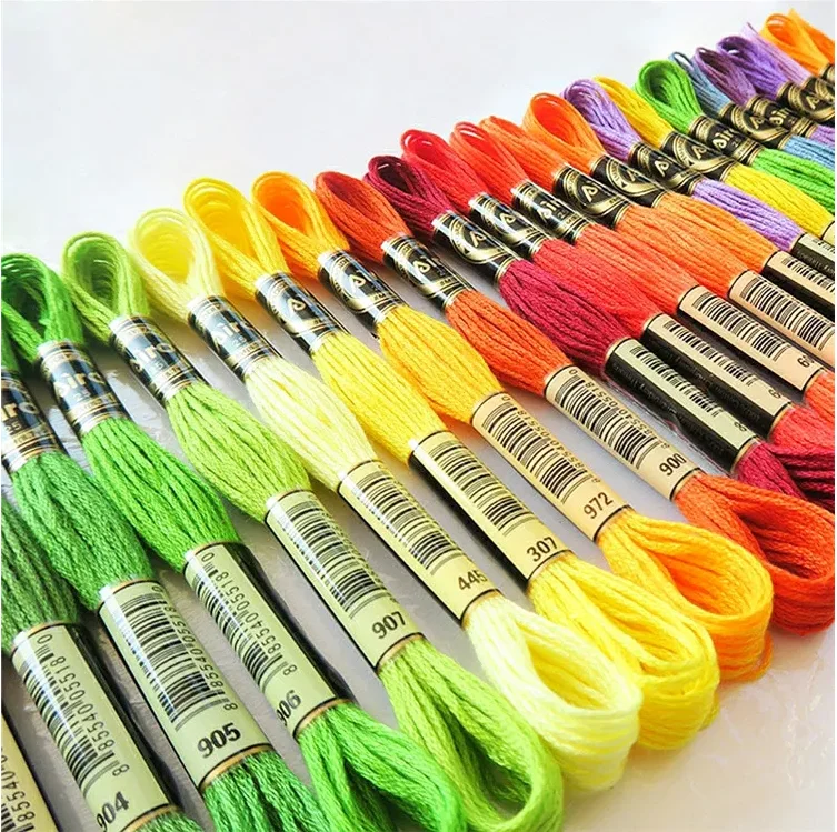 Crochet 8m per skein 26s/2 cross stitch embroidery thread