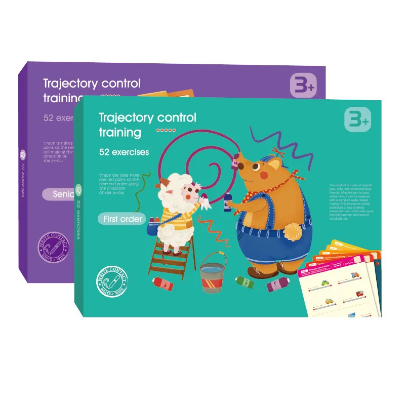 Pen Control Training Whole Brain Development Maze Puzzles Drawing Education For Early Learning Writing Skills Development