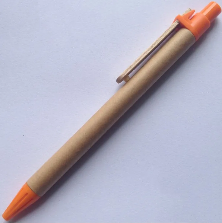 Eco Friendly Ballpoint Pen Medium Point Black Ink Click Pens for Writing Office Supplies Eco Friendly Pens