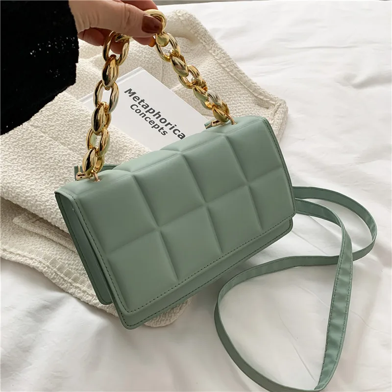 Hot Sale Lingge Women Handbags Purse Ladies Shoulder Bags Pu Leather Crossbody Bag Side Bags For Girls Shoulder Lady