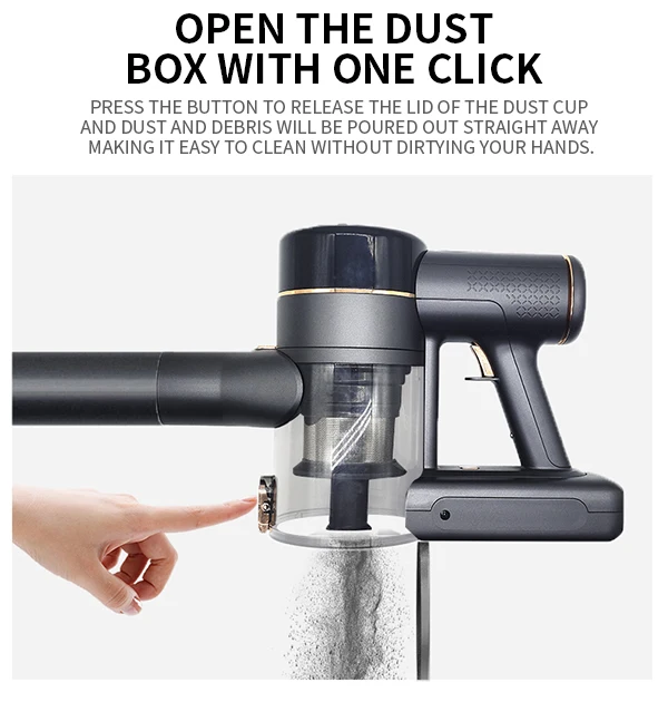 Factory direct sale low price large suction vacuum cleaner long life wireless handheld stick vacuum