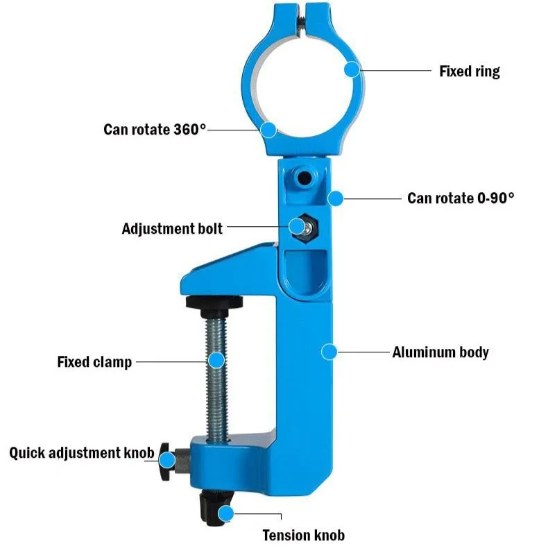 Electric drill universal rotating fixed bracket