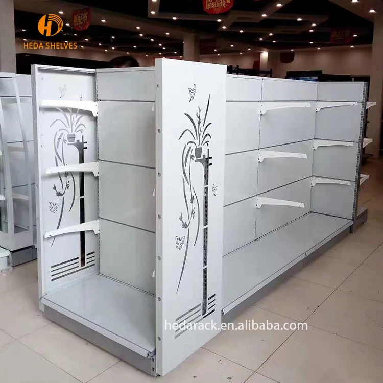 Customized China manufacturer high quality supermarket grocery retail shop display shelving racks