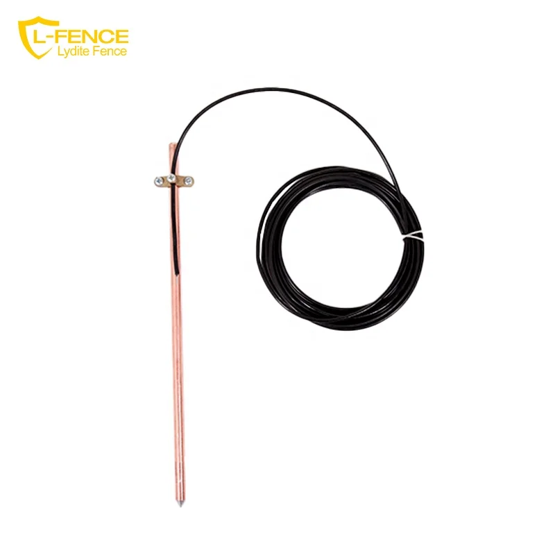 Lydite Lightning Strike Electrode Earthing Rod Great for Electric Fences Portable ground rod earth rod copper plated