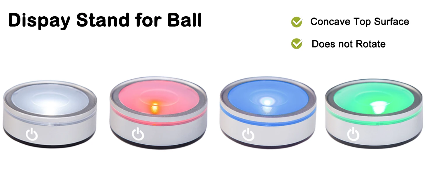 Pujiang WZ Custom USB Cable LED Light Base Hot Sale Black round Lamp Stand with Laser Engraved Touch Switch Wholesale Decoration