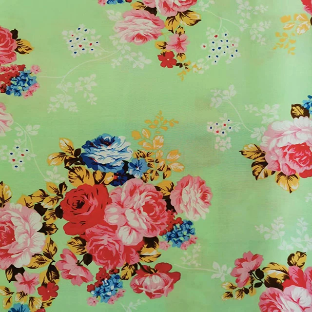 2023 spring and summer classic Mosaic pattern full printed demure  elegant for home textile clothing thin rayon printed fabric