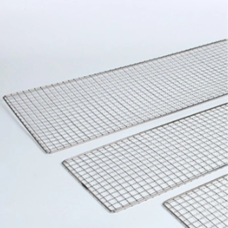 Wholesale Hot Customizable 304 201 316 316l Grilling Barbecue Wire Mesh Net Stainless Steel Embossed Woven Screen Grill Mesh