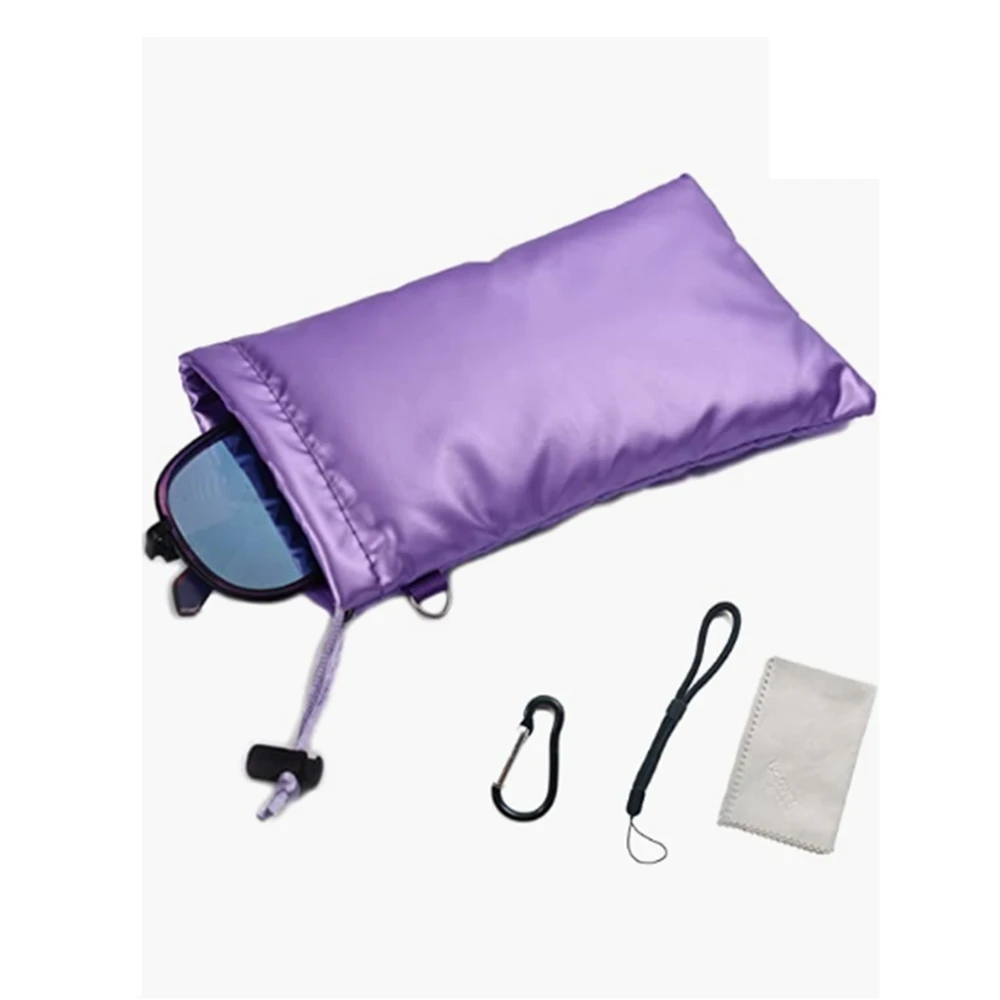 180gsm Microfiber Glasses Sunglasses Case Soft Sunglasses Pouch with Eyeglass Cleaning Cloth,Custom Logo