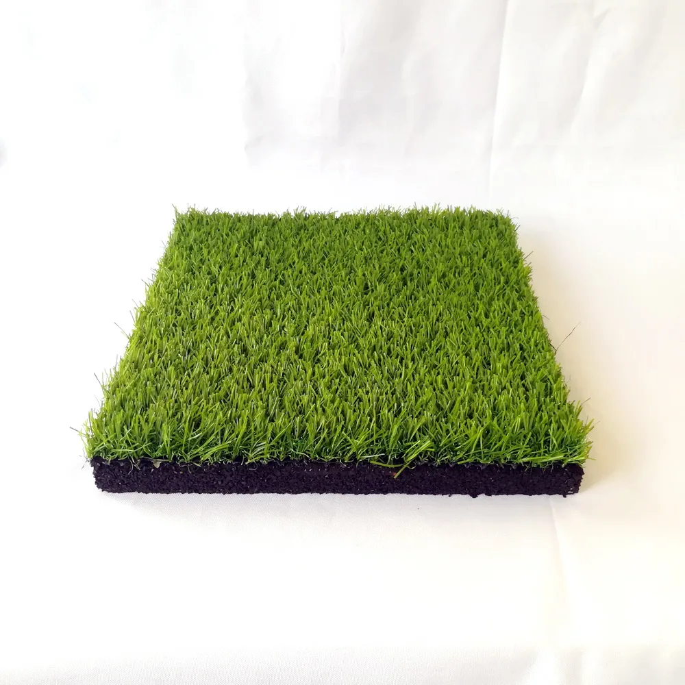 Uv-Resistant Anti-Slip DIY Turf Artificial Grass Composite Decking Terrace Floor Outdoor Wpc Decking Tiles