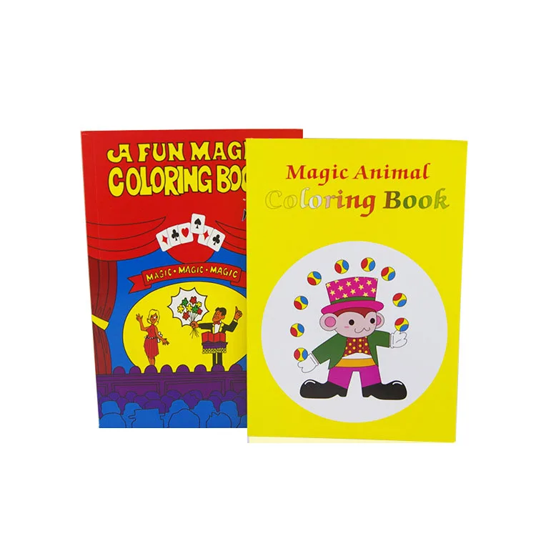 Stage Magic Trick Medium Size Coloring Book Magic Tricks Cartoon Book Magic Trick Props for Kids