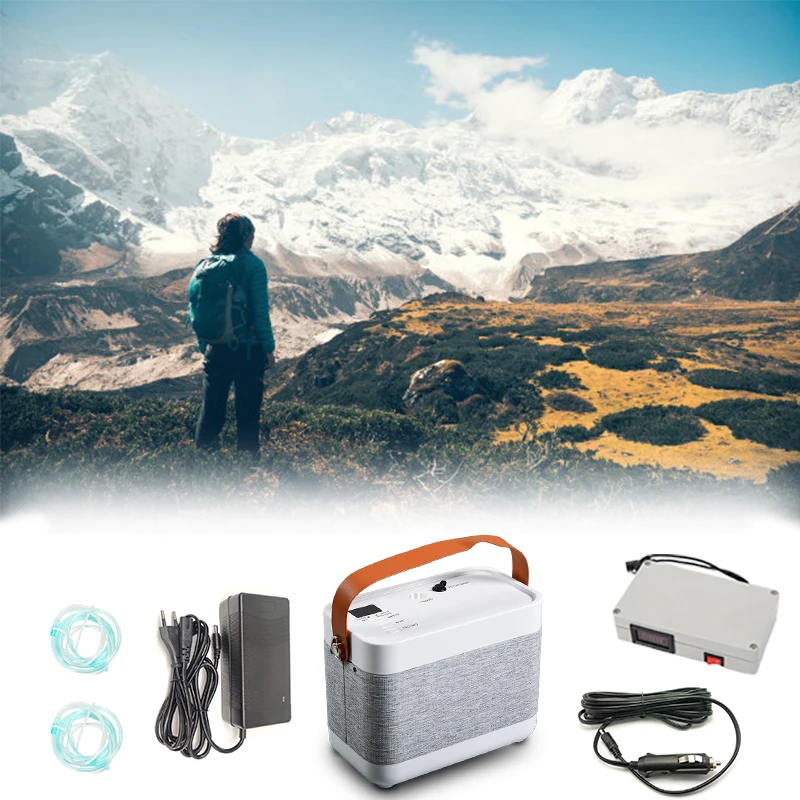 New Factory Price 5 Liters Oxygen Concentrator Price Portable 5l Oxygen Generator Device With Rechargeable Battery