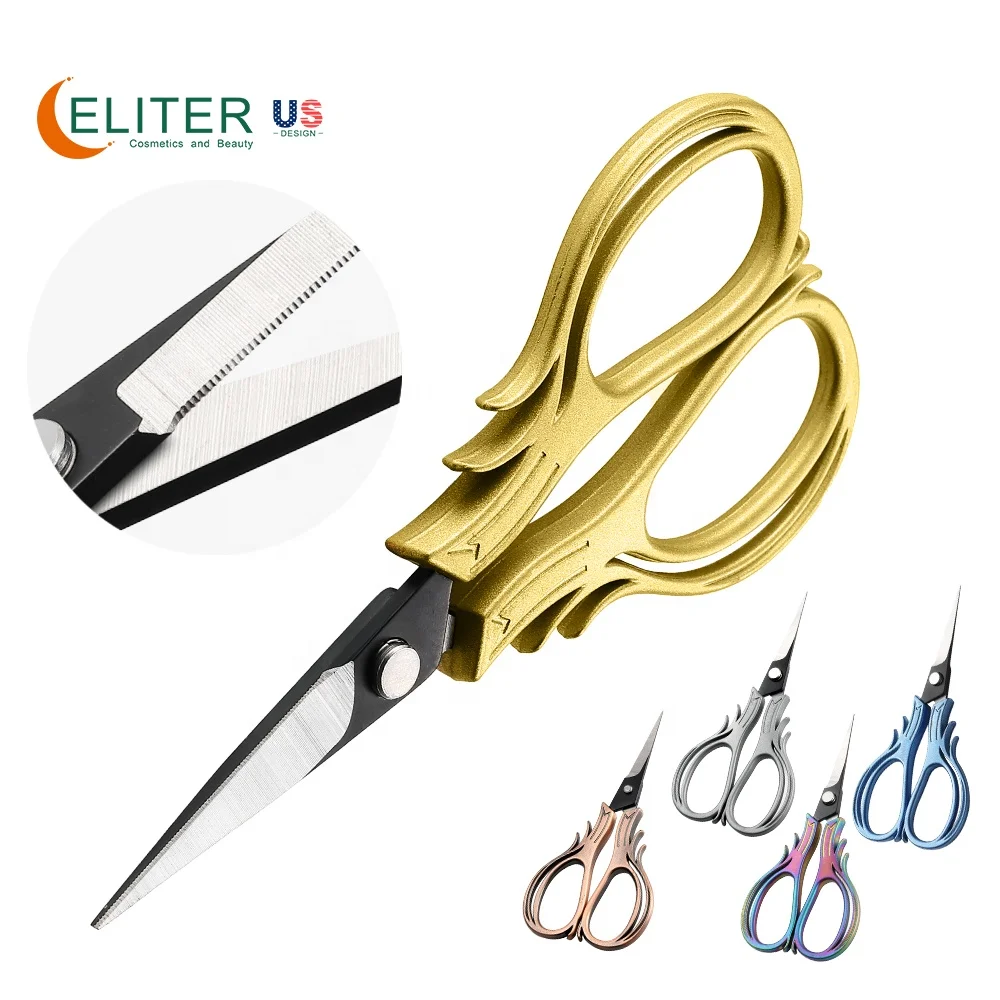 Eliter Wholesale Nail Cutting Scissors False Nail Tips Scissor Stainless Steel Scissors For Nails For Sewing For Fishing Wire