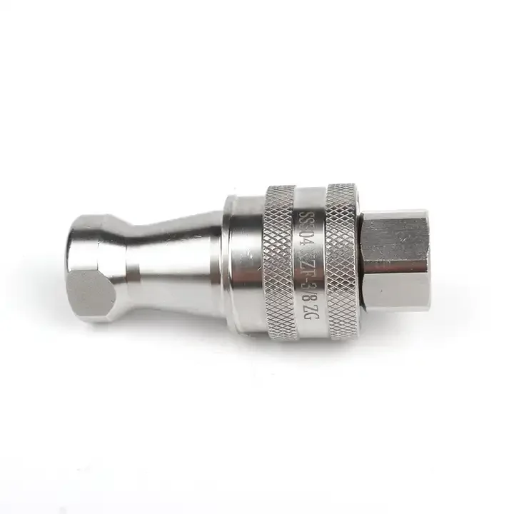 KZF Stainless Steel 304 High Pressure Air and Hydraulic Quick Coupling for Gas Pipes ZG3/8