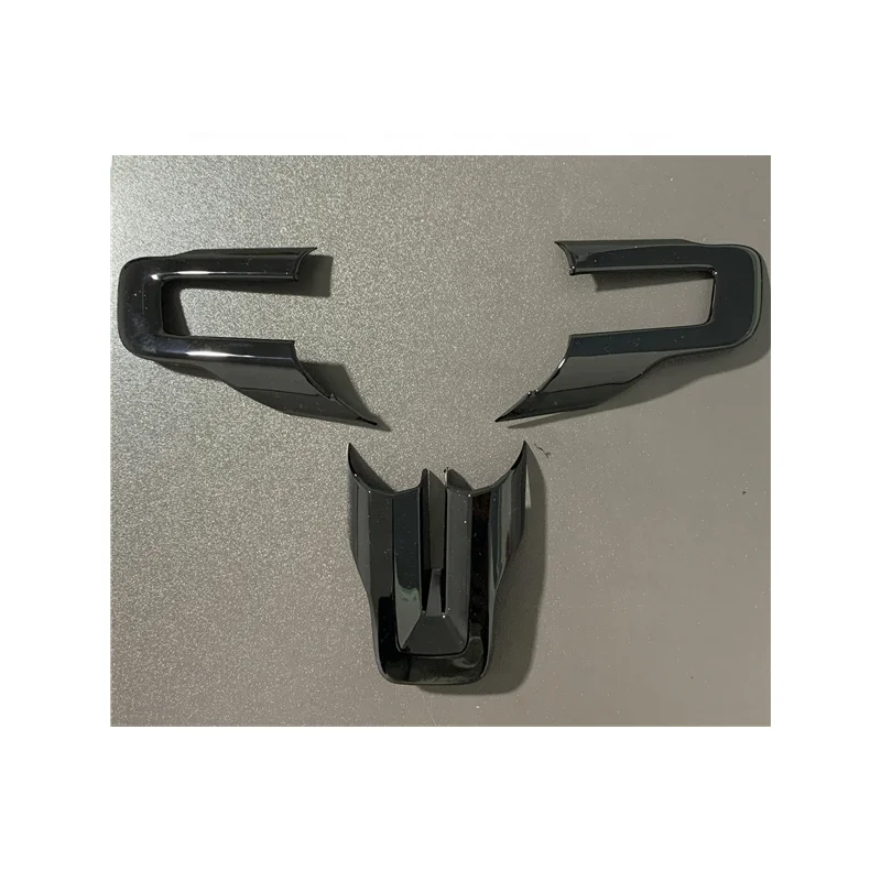 Car Carbon Fiber Look Steering Wheel Cover Trim for Ford mustang