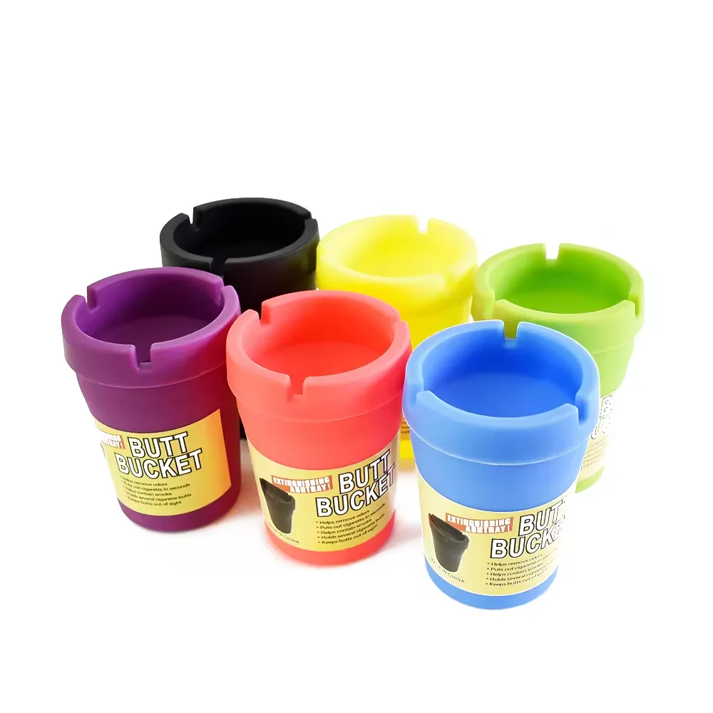 Custom Indoor outdoor Cool Funny  for Cigarettes Car Ashtray for Home Office Decoration Fancy Plastic Smoking Ashtray