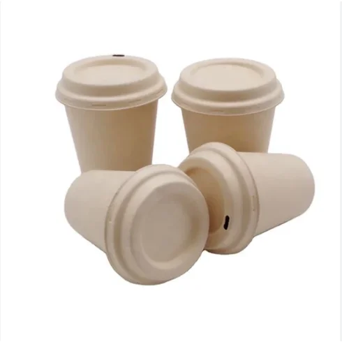 Bio Coffee Cups Customized Biodegradable Sugar cane Bagasse Cup Disposable Sugar cane Bagasse Paper Cup