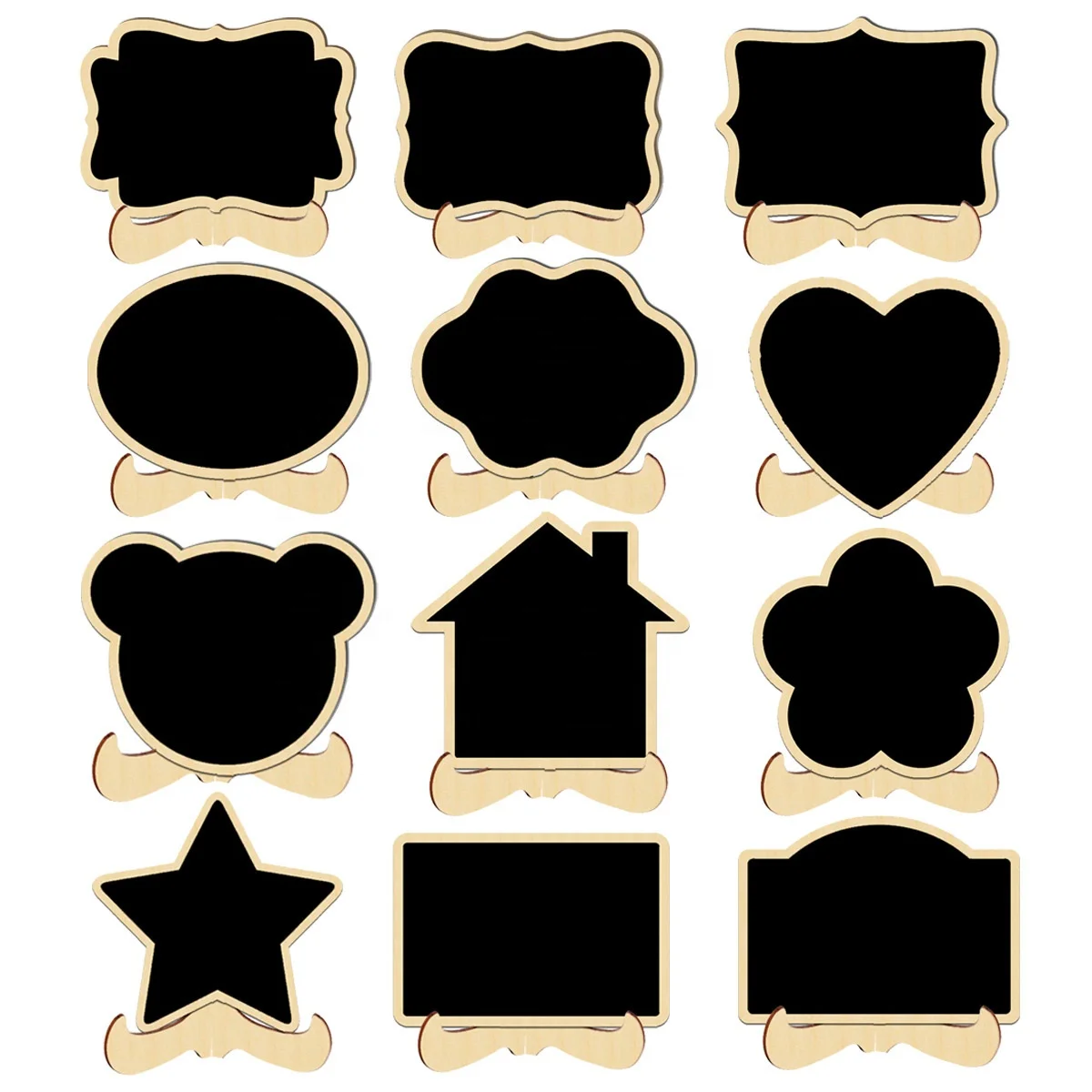 
Desktop display board mini chalkboards signs with easel,blackboard with stand 