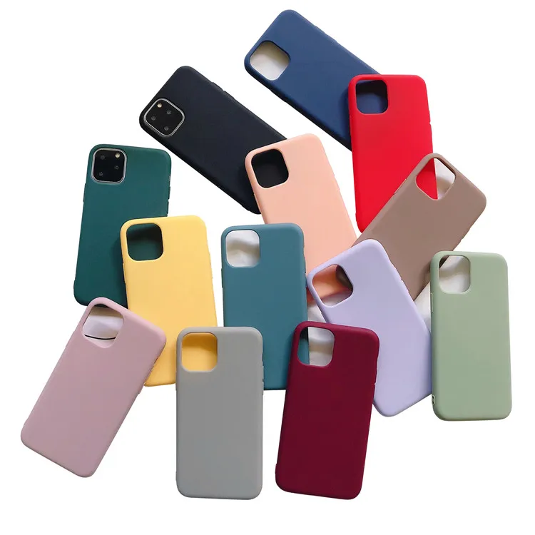 Wholesale Custom Soft Shockproof Silicone Cover for iPhone 7 8 Plus XS XR 12 13 Pro Max Mobile Phone Case for iPhone 13 Case