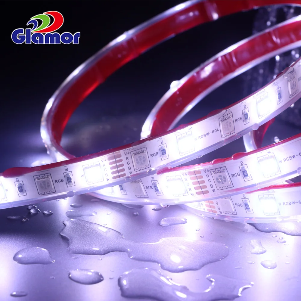 IP68 silicone rgbw led strip waterproof light tape high quality wholesale coloful box strip lighting rgb