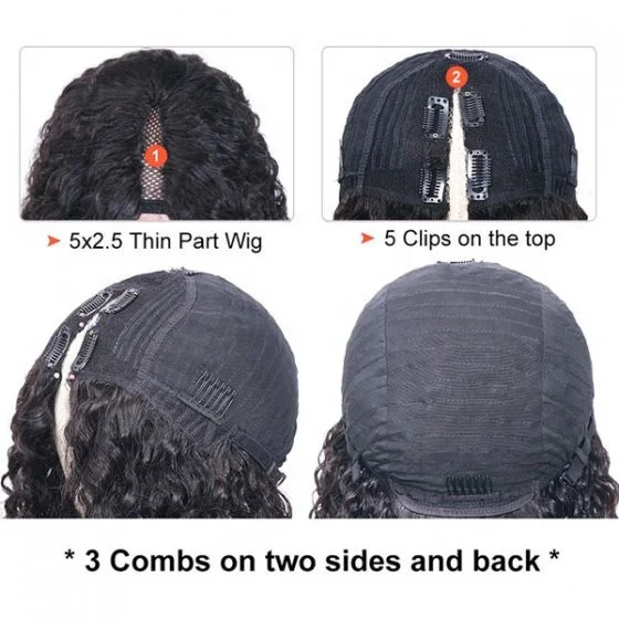 new arrivals v part wig human hair brazilian virgin hair kinky curly hair v part wig