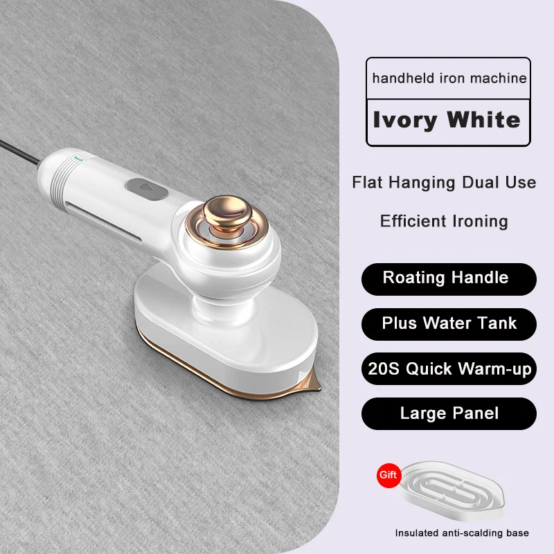 MOQ 1 Piece Home/Travel Portable Steam Iron Hanging Iron Foldable Handheld Mini Steam Iron